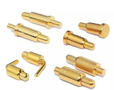 2.54mm Bakır Sağ Köşeli POGO Pin 1 X 4 Pin Pogo Bağlayıcısı TS16949