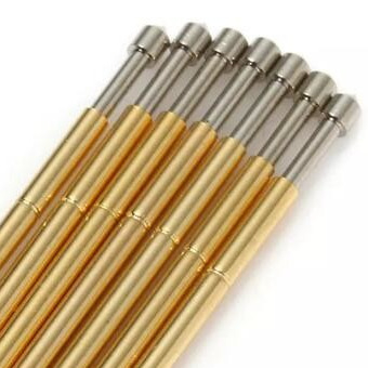 1A DIP T Probe POGO Pin Altın kaplama yayla yüklü PCB test pinleri 1.05mm