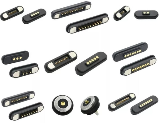 3A Emim Su geçirmez Bağlantı Pogo Pins 7 8 9 PIN 2.2mm Manyetik Şarj Parmak