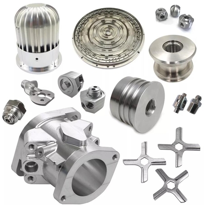 6061 Metal 5 Eksen Mül Turn Servisi Hızlı Havacılık CNC İşlem Parçaları Alüminyum