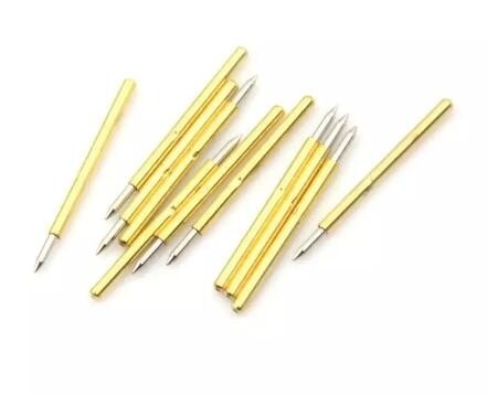 3 mm PCB Terminal SMT Probe POGO Pin Su geçirmez Bakır Altın Kaplama Dip
