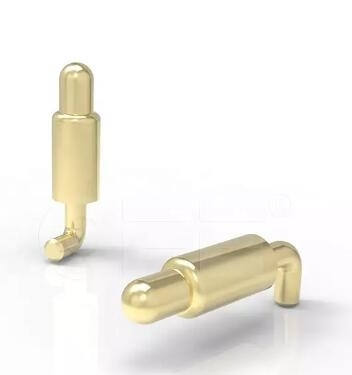 ROHS Baharlı Yüklü Sonda Pogo Pin Pcb Düz açılı Tip PCB Altın Kaplama
