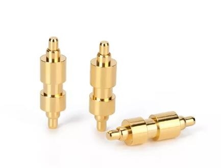 Yüksek hassasiyet 2.2mm Çift Sonu POGO Pin Baharlı Yüklü Terminal Bağlantısı