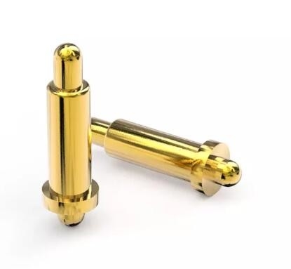 Yüksek hassasiyetli tunç temas 4mm Çift taraflı Pogo Pins Bahar yüklü Çift başlı