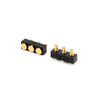 Güç Tel POGO Pin Bağlantısı Elektrik Manyetik 5 Pin Pogo Bağlantısı 8.5mm